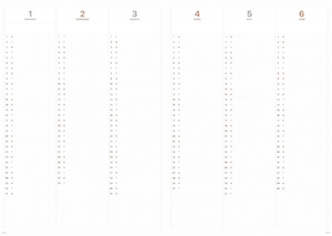 2024 Take A Note B6 Medium Weeks Planner