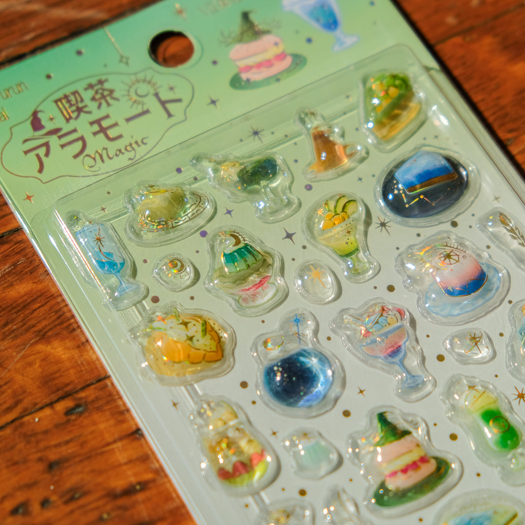 BGM Kyururun 3D Stickers - Cafe a la Mode Magic