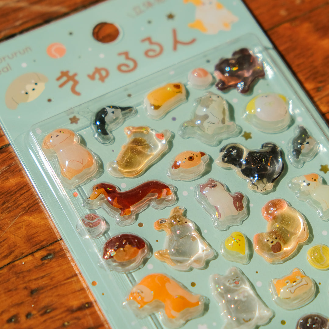 BGM Kyururun 3D Stickers - Puppy