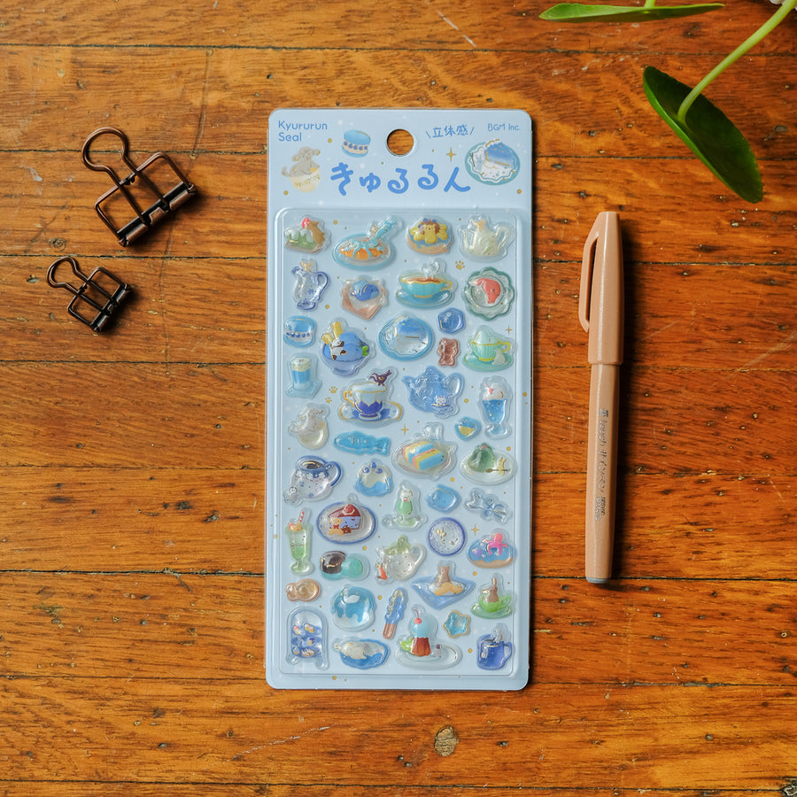 BGM Kyururun 3D Stickers - Space