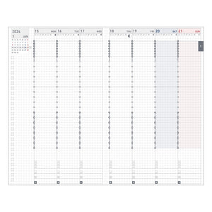 2024 Kokuyo Jibun Techo Biz MINI Diary - B6 Slim - Beige