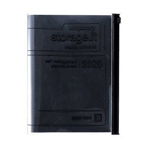 2026 Mark’s Storage.it Overseas Weekly Vertical A5 Planner (Sept '25 Start) - Black