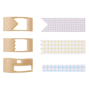 Kutsuwa Washi Tape Shaped Cutter - Beige