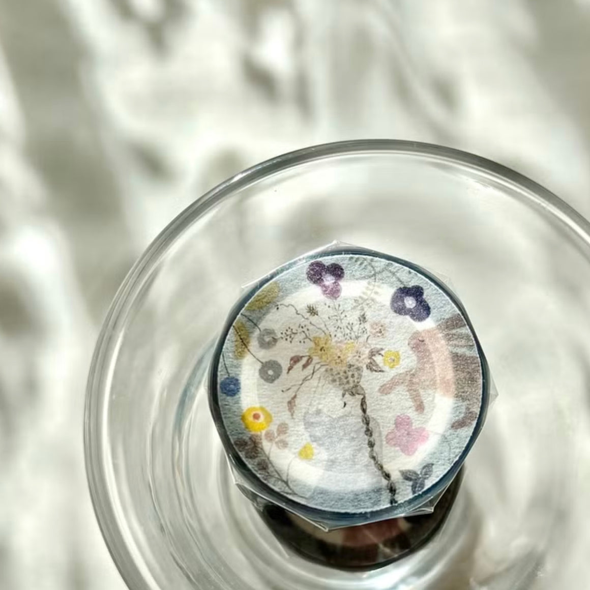 Pion - 3cm Die Cut Sticker Glossy PET Tape - Blooming