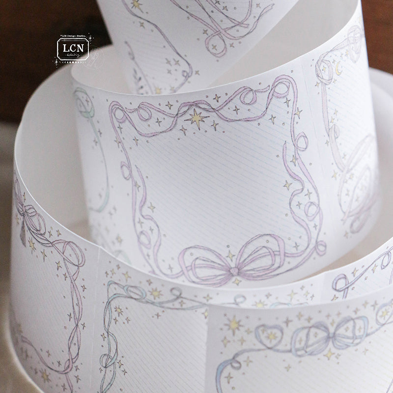 PRE ORDER: LCN Bow Frames Peel-and-Stick Memo Roll T00052