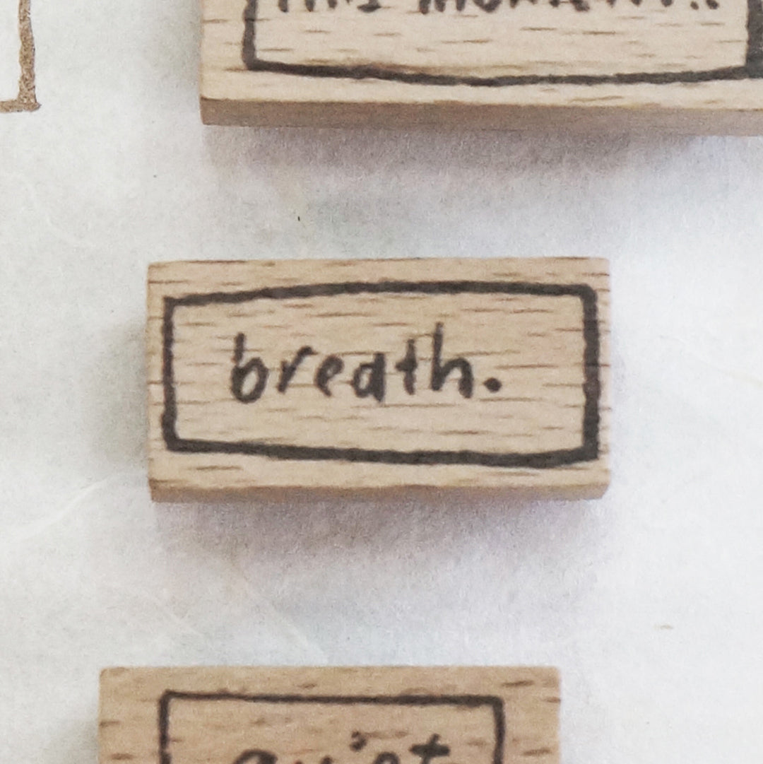 PRE ORDER: Black Milk Project FRAME Rubber Stamp - Breath BMP305