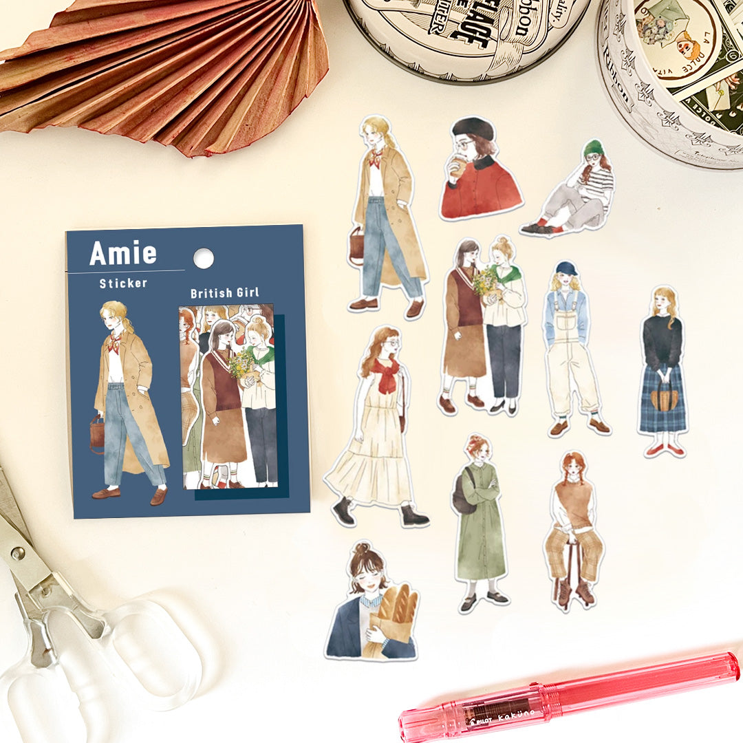 Mind Wave Amie Sticker Flakes - 81372 British Girl