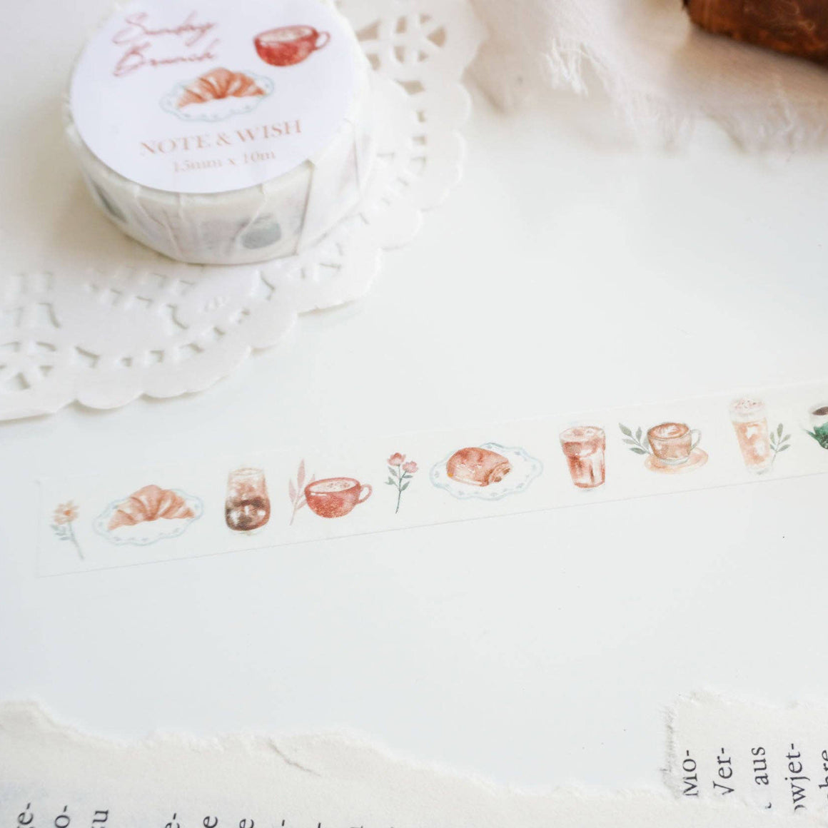 Note & Wish - Sunday Brunch, Note & Wish Washi