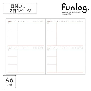 Mark’s Funlog A6 Undated Life-Log Refills