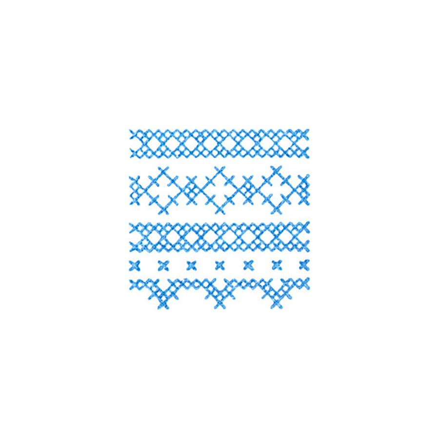 Kori Jirushi Clear Stamp - CLS22-004 Cross Stitch