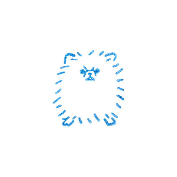 King Jim Kori Jirushi Clear Stamp - Small - CLS22-020 Pomeranian