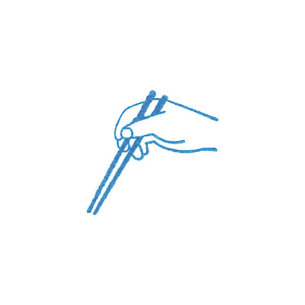 King Jim Kori Jirushi Clear Stamp - Small - CLSA22-014 Chopsticks