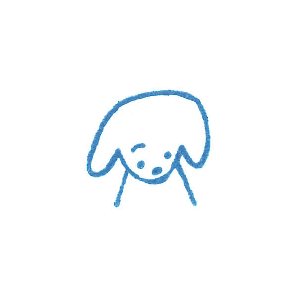 King Jim Kori Jirushi Clear Stamp - Small - CLSAC22-001 Dog