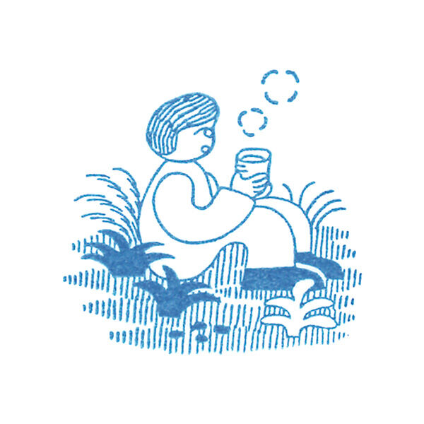 King Jim Kori Jirushi Clear Stamp - Large - CLSAC33-004 Taking a Breather