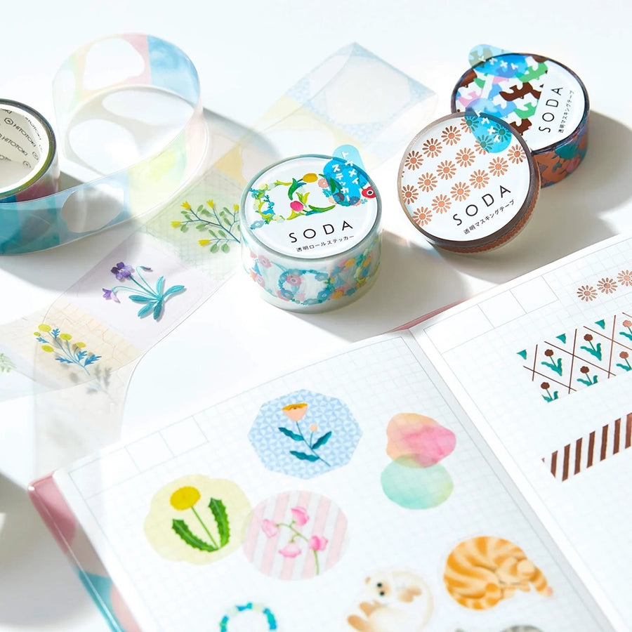 Soda Tape Die Cut Sticker Tape - CMTS20-001 Palette