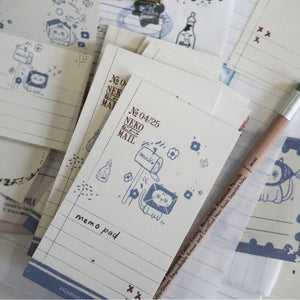Black Milk Project Neko Mail - Perforated memo pad