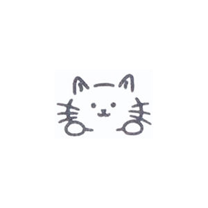 Sun-Star Pyokkori Stamp - S3222900 Cat