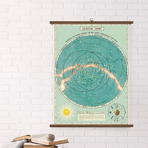 Cavallini Vintage Design School Chart - Celestial Chart