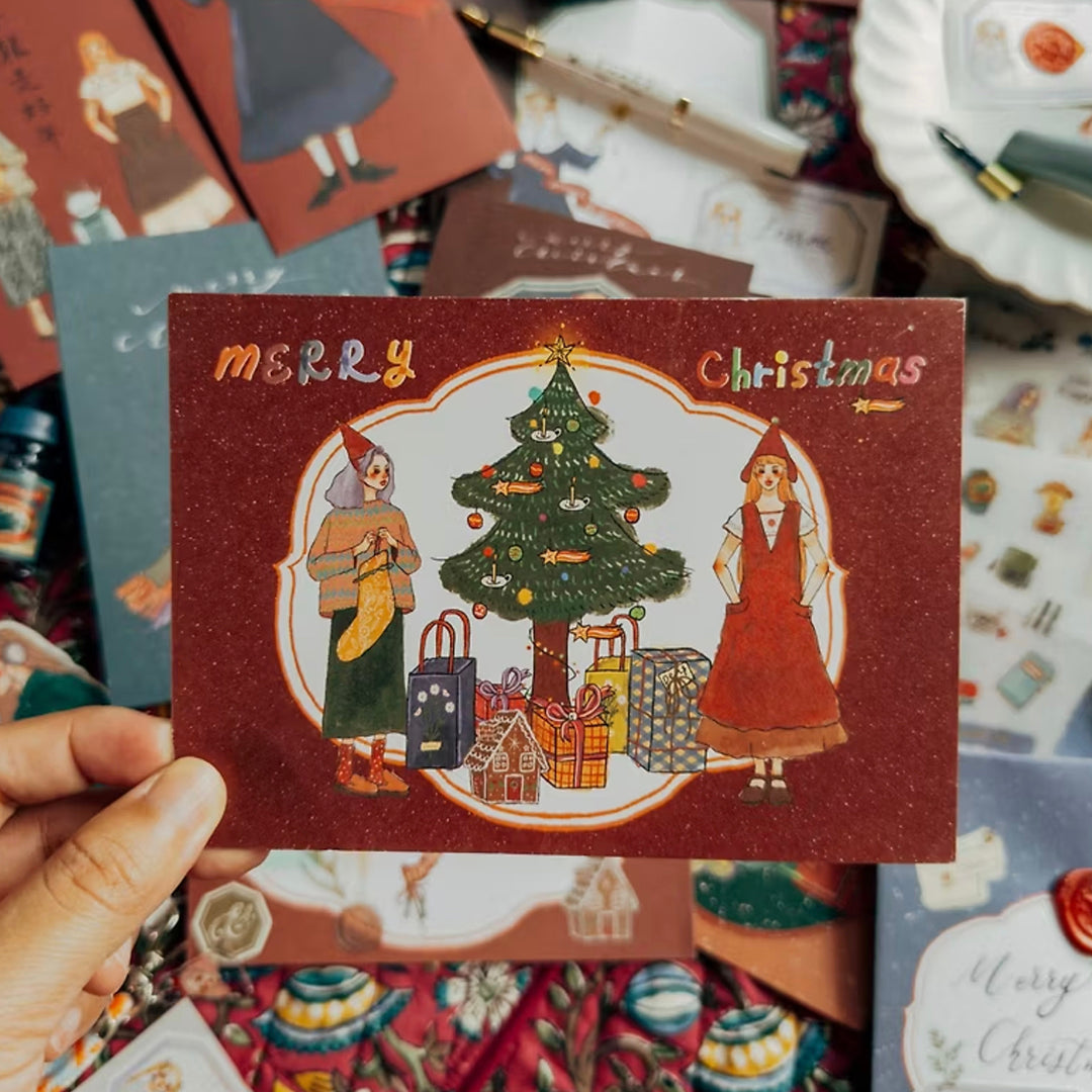 La Dolce Vita Postcard - Christmas Night