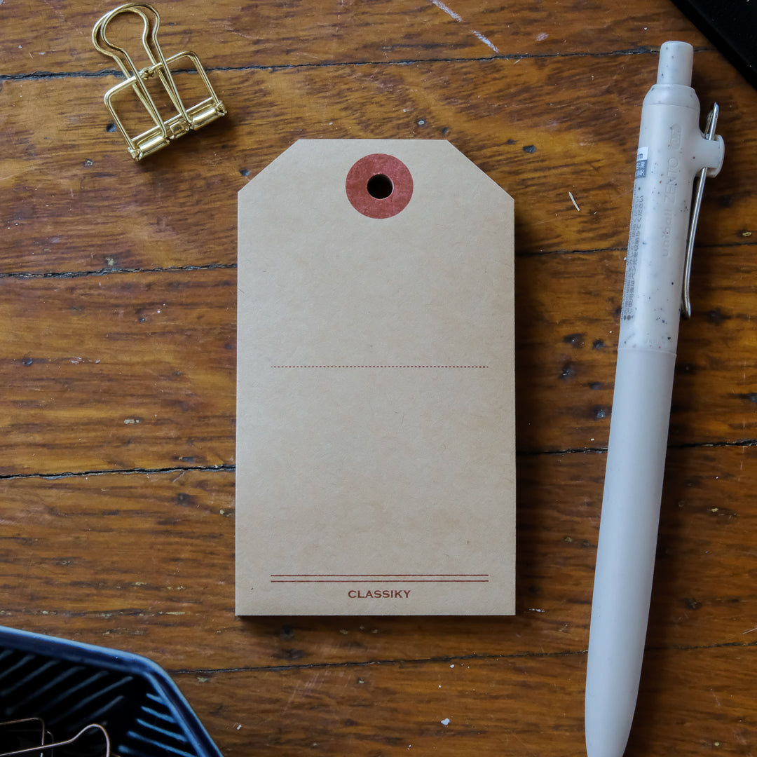 Classiky Sticky Notes 50pc - Luggage Tag