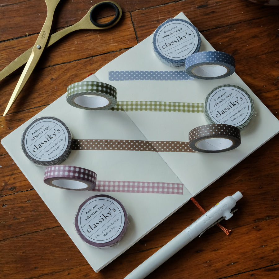 Classiky Dot Masking Tape - 45029-01 Brown
