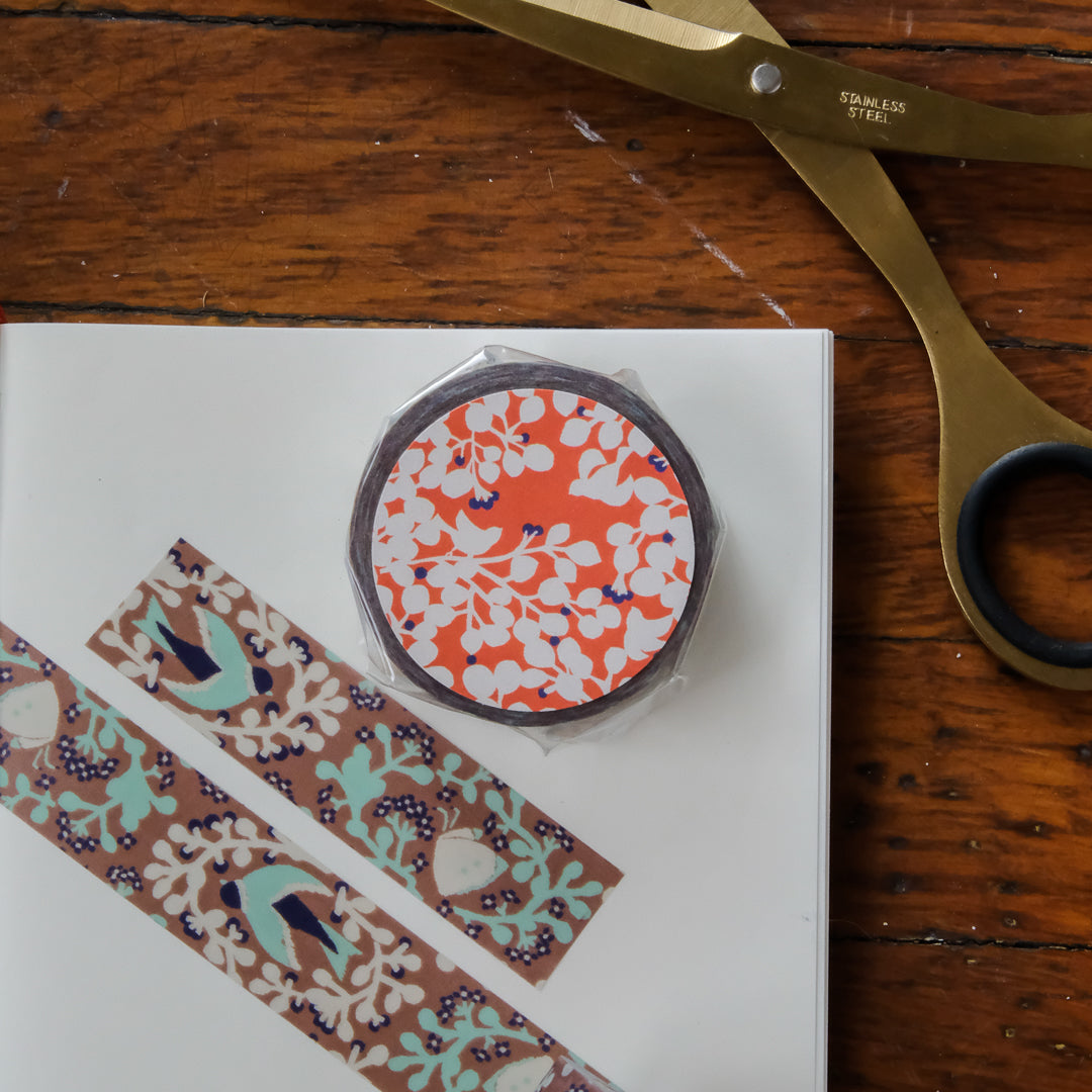 Classiky x Ten to Sen Masking Tape - 83412-04 Bird Brown