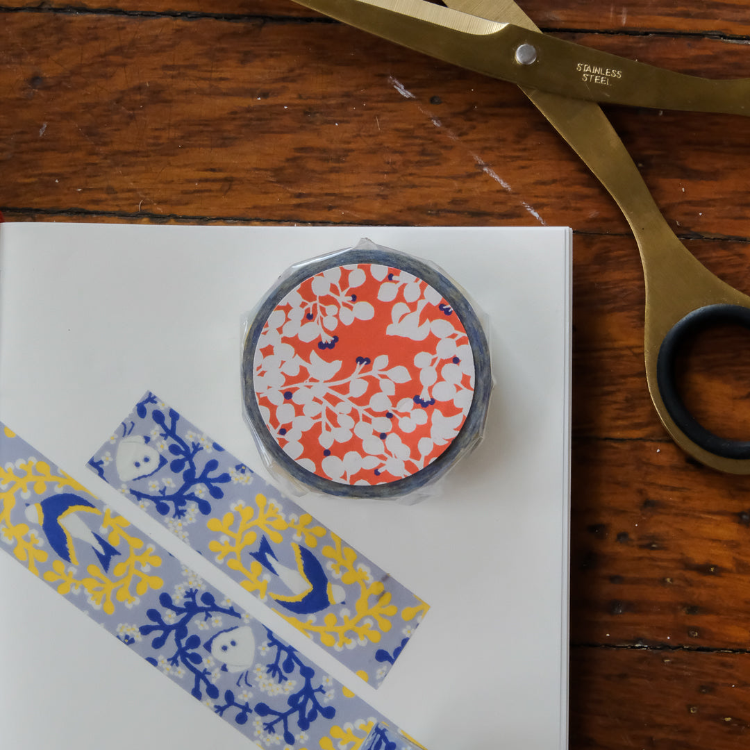 Classiky x Ten to Sen Masking Tape - 83412-03 Bird Blue