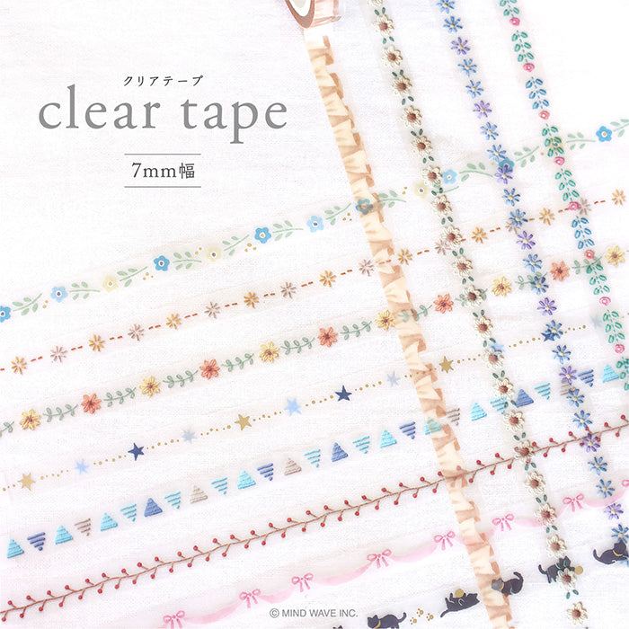 Mind Wave 7mm Clear Tape - 95509 Hokkori Hana 2