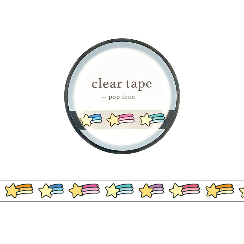 Mind Wave 7mm Clear Tape - Pop Icon - 95632 Star