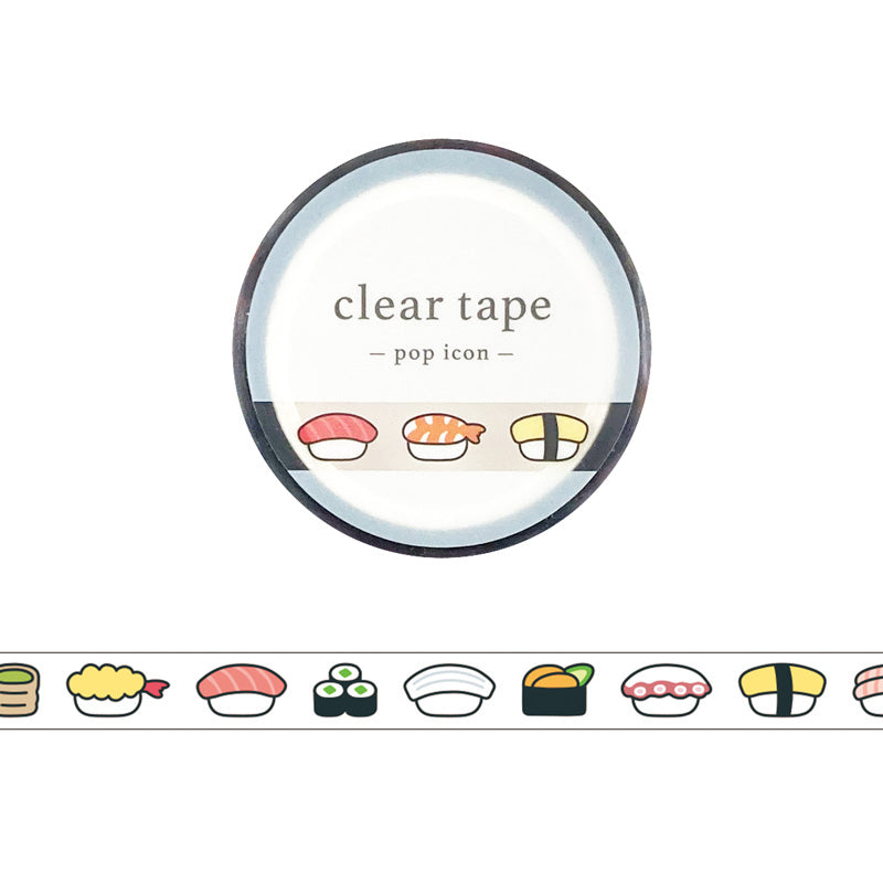 Mind Wave 7mm Clear Tape - Pop Icon - 95635 Sushi