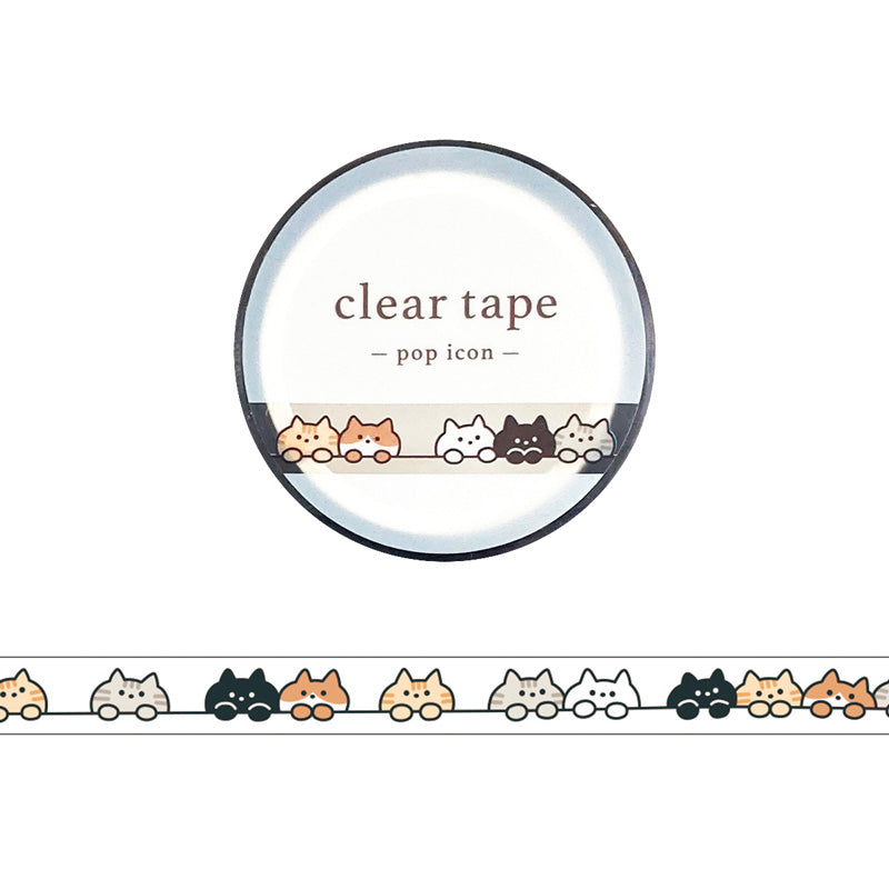 Mind Wave 7mm Clear Tape - Pop Icon - 95636 "Hyokkori"