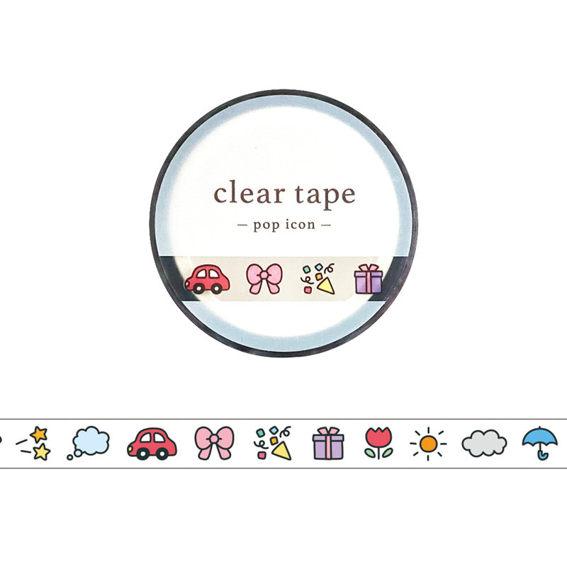 Mind Wave 7mm Clear Tape - Pop Icon - 95638 Emoji