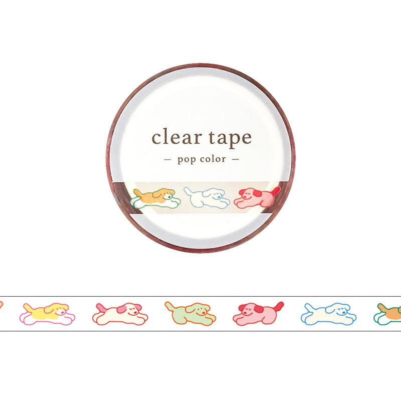Mind Wave 7mm Clear Tape - Pop Color - 95639 Dog