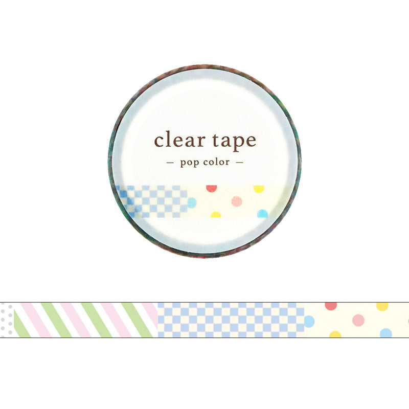 Mind Wave 7mm Clear Tape - Pop Color - 95641 Pattern