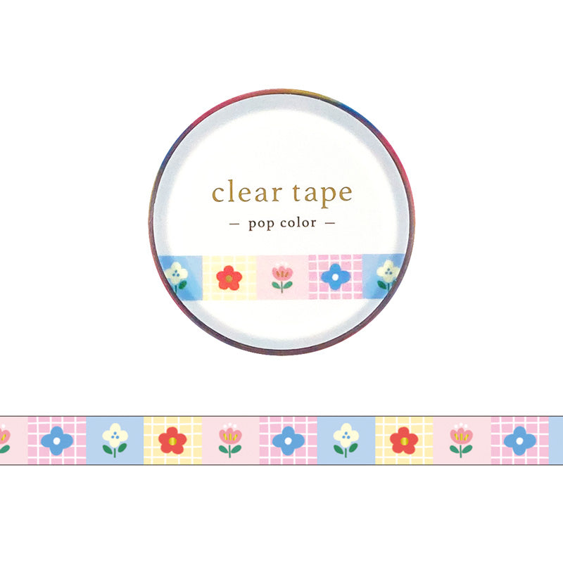 Mind Wave 7mm Clear Tape - Pop Color - 95645 Flower 2
