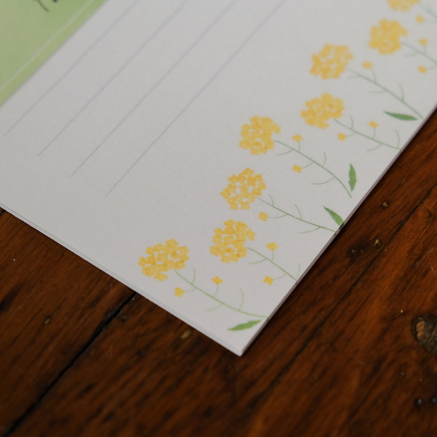 Cozyca Spring Letter Letter Set - 20428 - Nanohana