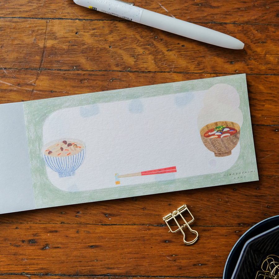 Cozyca Kano Hirabayashi One-Stroke Writing Pad - 20-534 - WASHOKU (Japanese Food)
