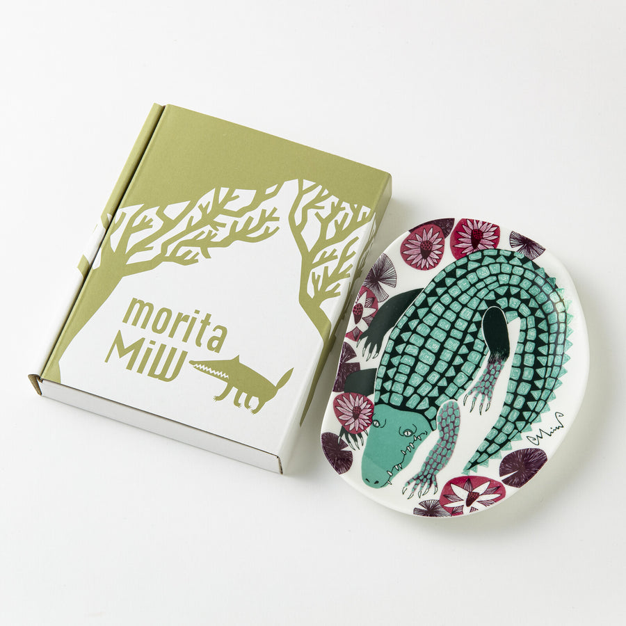 Ships Dec. 18-20: moritaMiW Plate - Crocodile