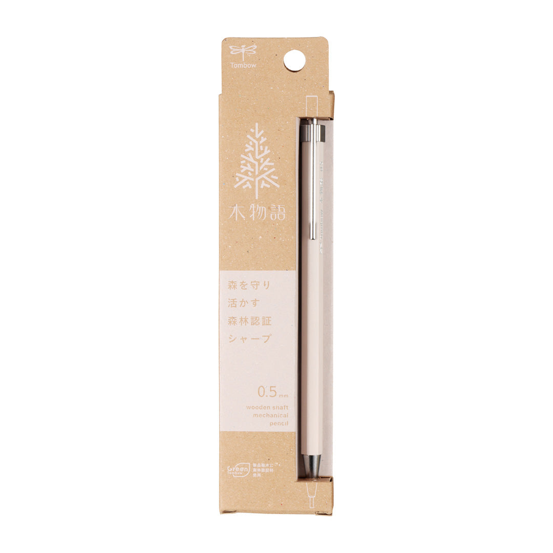 Tombow Ki Monogatari 0.5 Mechanical Pencil - White