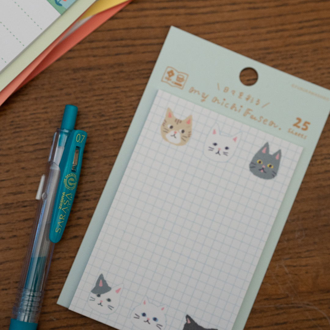 Furukawa Everyday Sticky Notes - Cat