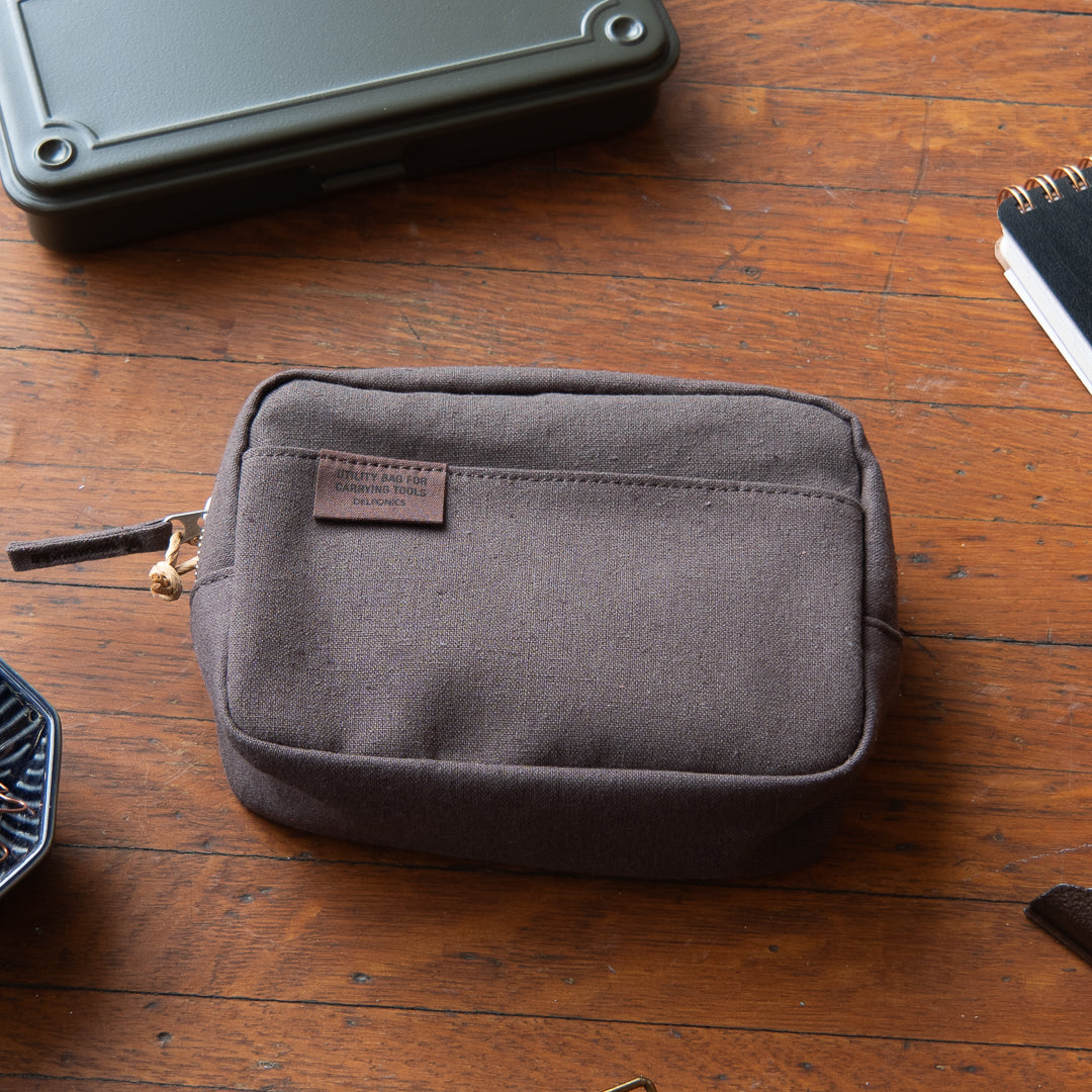 Delfonics XSmall Laurel Carrying Pouch - Dark brown (Espresso Coffee)