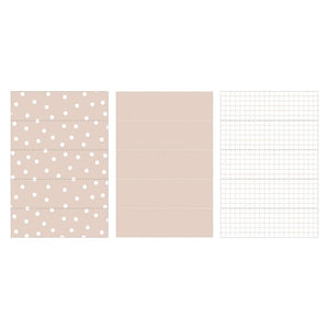 Maste Writeable Perforated Washi Tape Sheet - Dot Beige