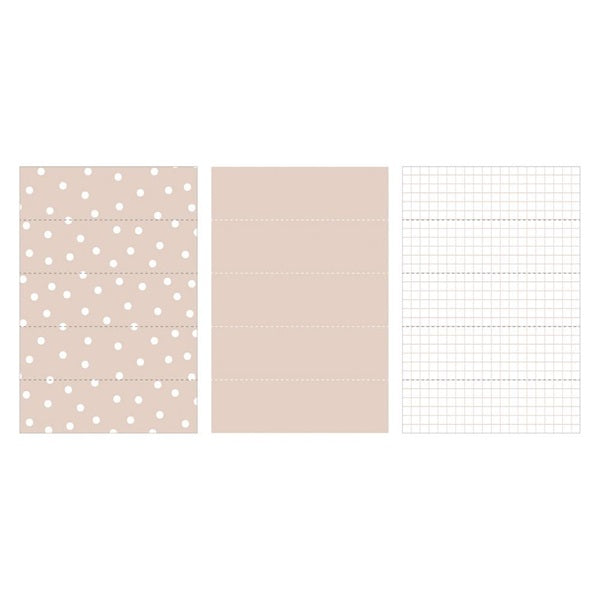 Maste Writeable Perforated Washi Tape Sheet - Dot Beige