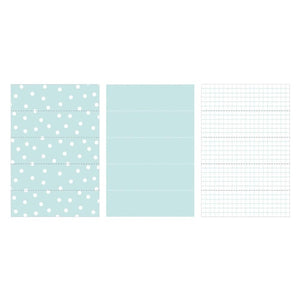 Maste Writeable Perforated Washi Tape Sheet - Dot Mint