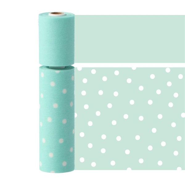 Maste Writeable Perforated Washi Tape 2pc - Dot Mint