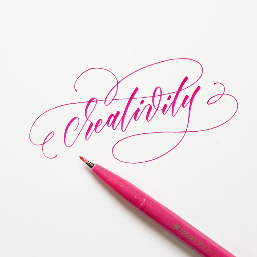 Intermediate Brush Calligraphy Workshop with EP Lettering