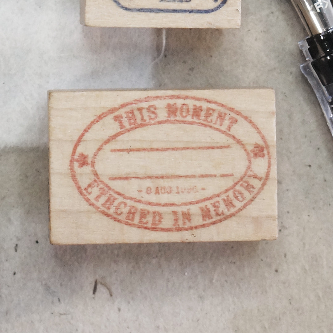 PRE ORDER: Black Milk Project Rubber Stamp - This Moment Postmark BMP287