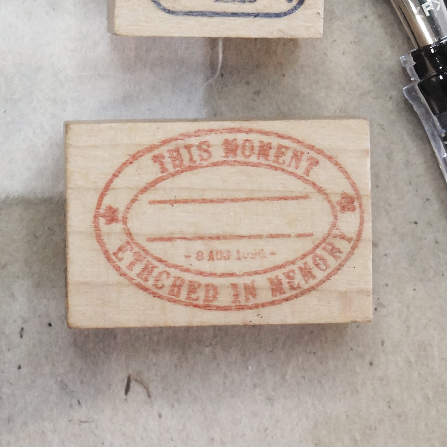 PRE ORDER: Black Milk Project Rubber Stamp - This Moment Postmark BMP287