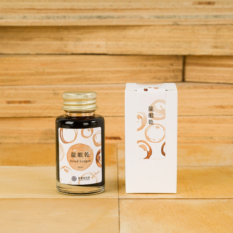 Lennon Tool Bar Fountain Pen Ink 30ml Bottle - 2024 Winter - Dried Longan