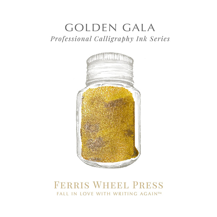 Ferris Wheel Press Professional Calligraphy Ink 28ml - Golden Gala